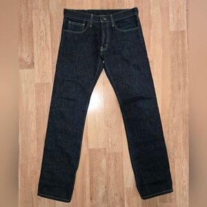 Hoyle Jackson selvedge denim jeans 31 Made in USA Button Fly